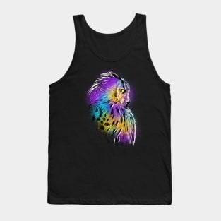 Sketch Owl colors Tank Top